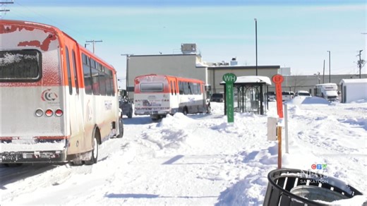 Heavy snowfall shuts down several bus routes in Prince Albert