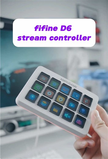 Affordable stream deck for any streamer #fifine #streamdeck #streamersetup #streamdock #streamingsetup
