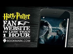 How To Make a Harry Potter Fan Website in Less Than an Hour With Bookmark.com