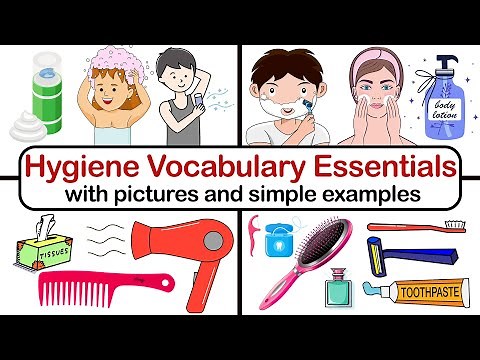 Essential Personal Hygiene Vocabulary for Beginners🧼🧴
