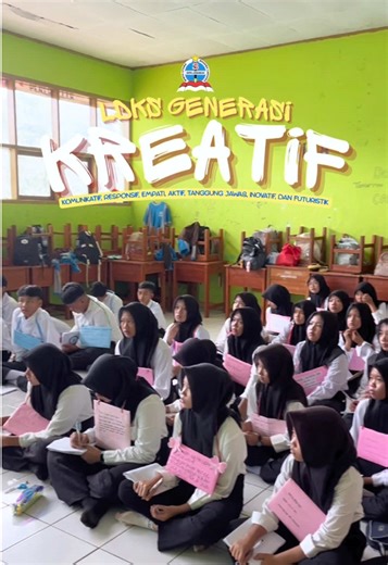 DAY 1 LDKS GENERASI KREATIF Kegiatan LDKS hari pertama di isi dengan kegiatan materi dari guru-guru. #smpn3limbangan #elthree