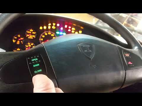 International School Bus Electric Entrance Door Demo