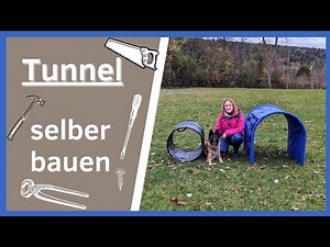 Tunnel selber machen !! Günstig, schnell und einfach !! Tunnel selber bauen I NADAC Hoopers Agility