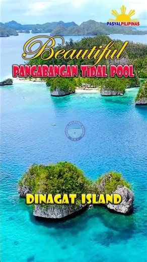 PANGABANGAN TIDAL POOL | Dinagat Island | PASYAL PILIPINAS | BPM #shorts #tourism #travel