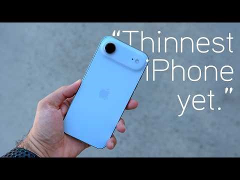 The Coolest iPhone Ever… Metaphorically - iPhone Air Review!