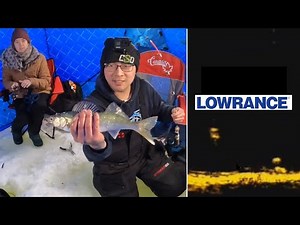 Ice Fishing the Red River (with Lowrance Active Target Footage!)