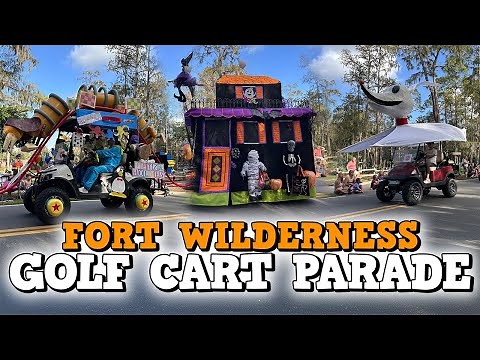 2024 Halloween Golf Cart Parade at Disney's Fort Wilderness Resort & Campground