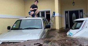 Extreme flooding in Freeport from Hurricane Dorian