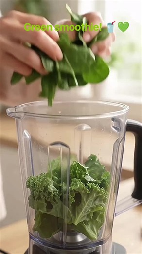 Green Smoothie Recipe – Spinach, Kale & Green Apple Blend