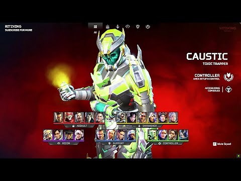 *NEW* CAUSTIC PRESTIGE Skin and Finisher - Apex Legends Season 16