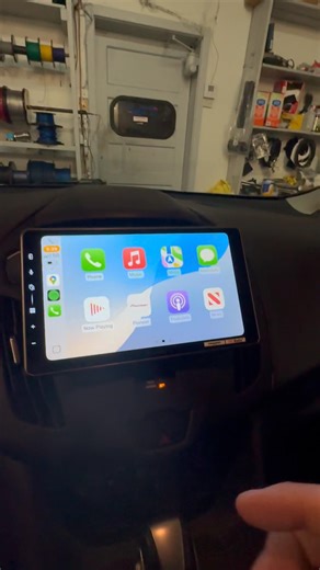 2015 Ford Transit Connect with a new 9” Pioneer head and a back up camera installation #fordtransit