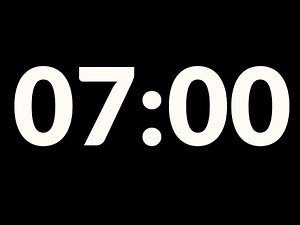 7 Minute Countdown Timer⏰