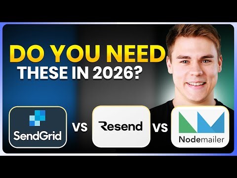 Nodemailer vs Resend vs Sendgrid (2025) - Which One Is BEST in 2026?