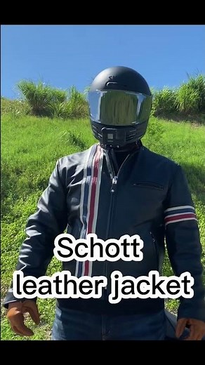 【Schott leather jacket】バイク用の革ジャン買ったので紹介する【バイク装備】