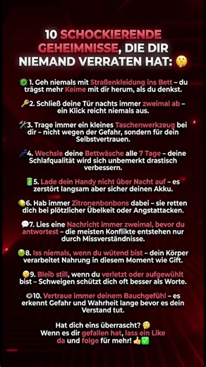 10 schockierende Geheimnisse, die dein Leben sofort verändern werden!