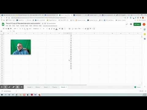 Creating a normal distribution curve on Google Sheets