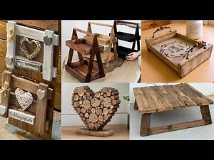Nature Inspired Scrap Wood Furniture & Decor Ideas Rustic DIY Home Makeover