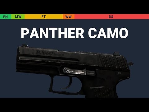 P2000 Panther Camo - Skin Float And Wear Preview