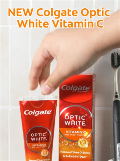 Colgate Optic White Vitamin C toothpaste benefits