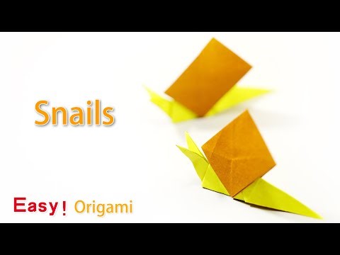 How to Make an Origami Snail: Easy Step-by-Step Tutorial | DIY Paper Folding Animal Crafts