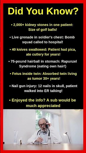 Craziest Things Surgeons Found Inside Patients 🏥😱