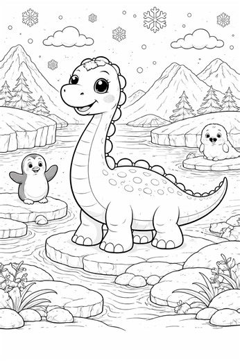 Dinosaur & Animal Themed Coloring Sheets - Print on Demand Fun - Etsy