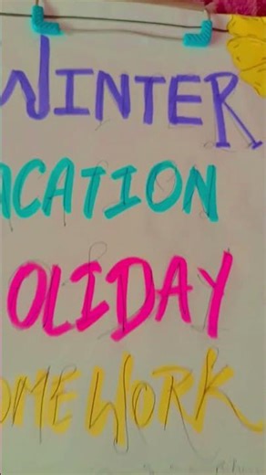 a page design for holiday homework