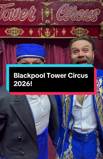 Mooky y Mr Boo en el Circo de la Torre de Blackpool