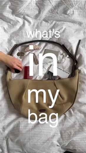 everything i carry in my luna hobo bag @Songmont to run errands 🩷 use code toeva12 for a discount on urs x