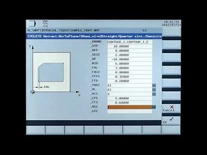 SINUMERIK 808D Tutorial Milling Part 13 - Cycle72 Contour milling