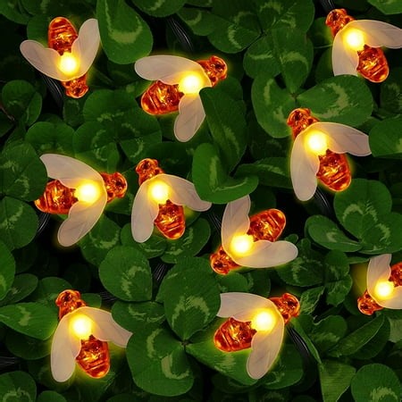 Solar Bee String Lights Outdoor, Honeybee Fairy Lights For Home, Waterproof (Ip65), Solar Powered, Adjustable Modes, Cute Honey Bees, Energy Saving, No Wires Required, For Garden, - Walmart.ca