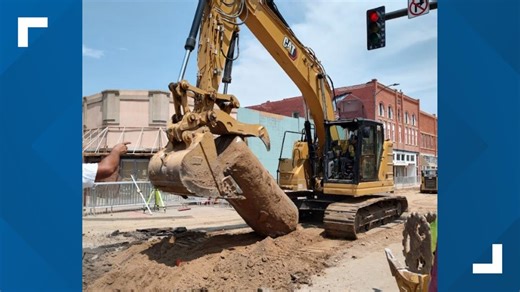 Historic artifacts unearthed during downtown Loveland construction