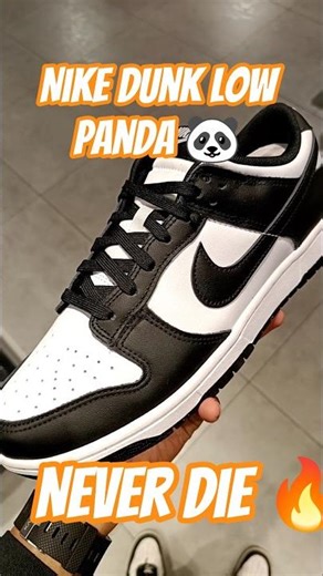 Nike Dunk Low Panda – Sneaker Favorit Streetwear 2025 🔥 #Shorts