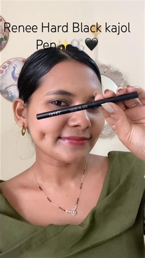 Renee Hard Black Kajal Pen review || Renee kajal review || Renee kajal under 120