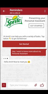 211K views · 1.2K reactions | Watch how you can refresh your routine & keep your everyday goals on track with Personal Assistant Haptik & Sprite! | Sprite | Facebook