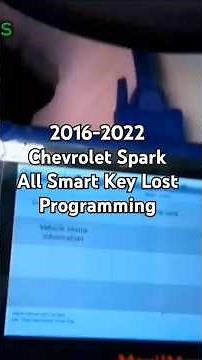 2016-2022 Chevrolet Spark All Smart Keys Lost Programming