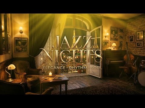 PARIS CAFÉ 🗼 Lounge Jazz | for Deep Relaxation & Study | salon de jazz doux