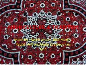 PPT - Sindh Culture & Tradition PowerPoint Presentation, free download - ID:2042266