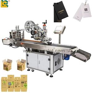 [Hot Item] Automate Flat Box Plastic Bag Labeling Machine with Label Roll Machine for Bag Box Bottle Card
