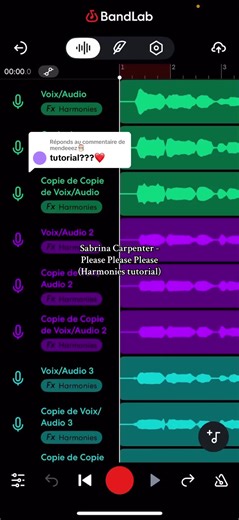 Réponse à @mendeeez🎅🏼 Sabrina Carpenter - Please Please Please (Harmonies tutorial) #fyp #harmony #singing #bandlab #sabrinacarpenter #pleasepleaseplease #shortnsweet #shortnsweettour #cover #tutorial