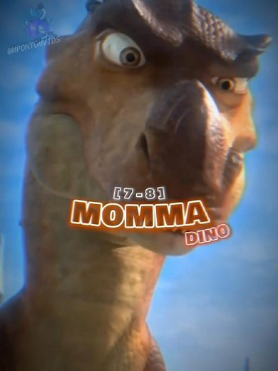 Momma Dino vs Sharptooth #iceagedawnofthedinosaurs #thelandbeforetime #bluesky #universal #vsedit