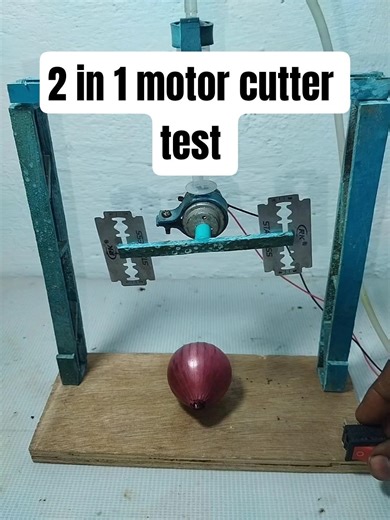 2 in 1 motor cutter test. #cuttar