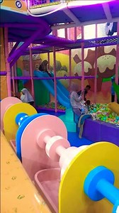 colorful ball pool and slide 😊