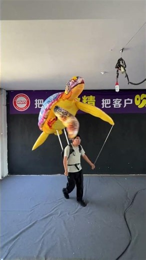Digital Inflatables Cartoon Characters Seahorse & Seaturtle for Advertising Decorations
