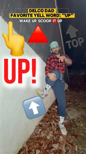 Delco Dad has a lot of favorite yell words and one of them is “up!” If he ain’t yellin he prolly ain’t sayin much! #delco #dad #yell #yelling #screaming | Mike Nappi