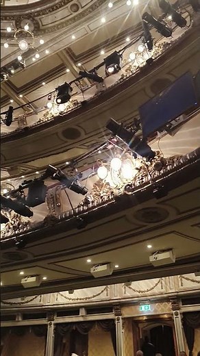 Hamilton again! Victoria Palace theatre inside