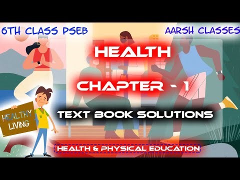 Class 6 PSEB Health and Physical Education Chapter - 1 Health #educational #textbooksolutions