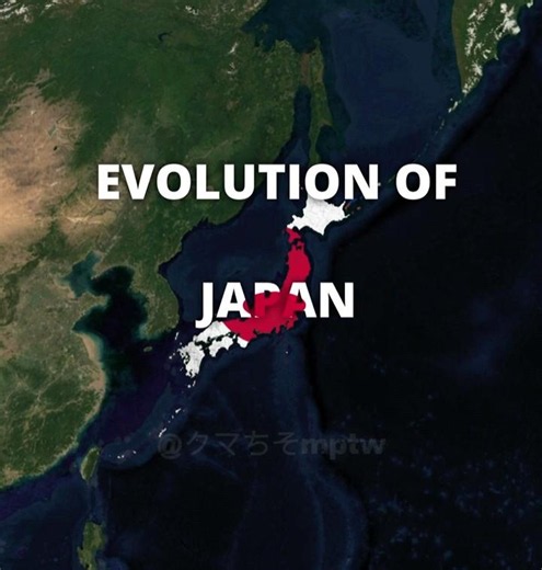 EVOLUTION OF Japan 🇯🇵 日本の歴史 #japan #geography #shots