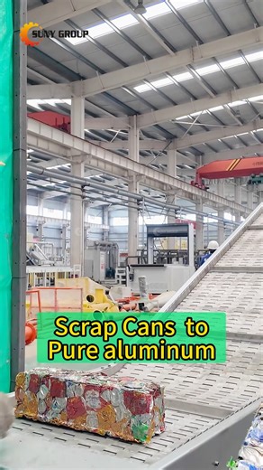 154K views · 773 reactions | The Future of Recycling? Fully Automated Cans Shredding & Carbonizing!#aluminumrecycling #metalrecycling #zerowasteliving #recyclingtechnology #sustainablemanufacturing #scrapmetal #circulareconomy #ecofriendlytech #wastetoresources #eddycurrent #paintremoval #carbonization #greentech #industrialshredder #recyclingplant #cleanenergy #savetheplanet | Henan Suny Machinery Equipment Co., Ltd. | Facebook