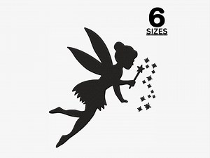 Fairy Embroidery Design: Tinkerbell Machine Embroidery (PES, DST, JEF  ) - Etsy Canada